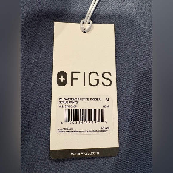 Figs Zamora Jogger - Petite, Heather Denim - Picture 4 of 4